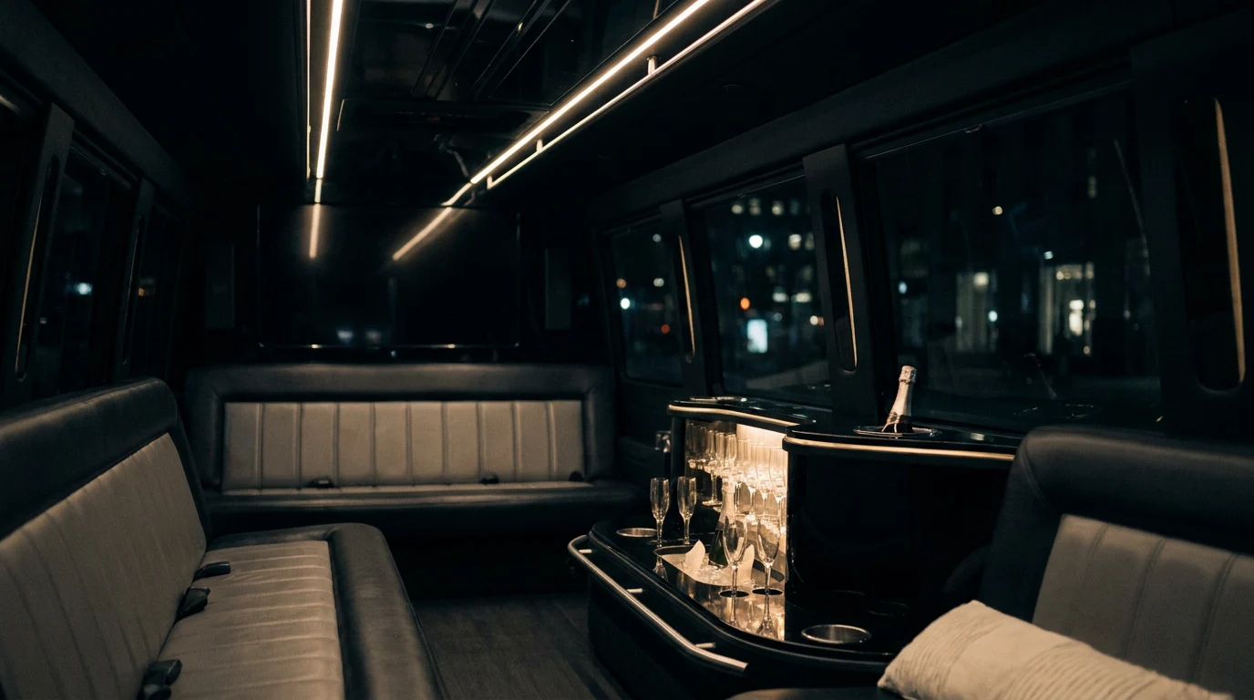 Luxury party bus NYC
