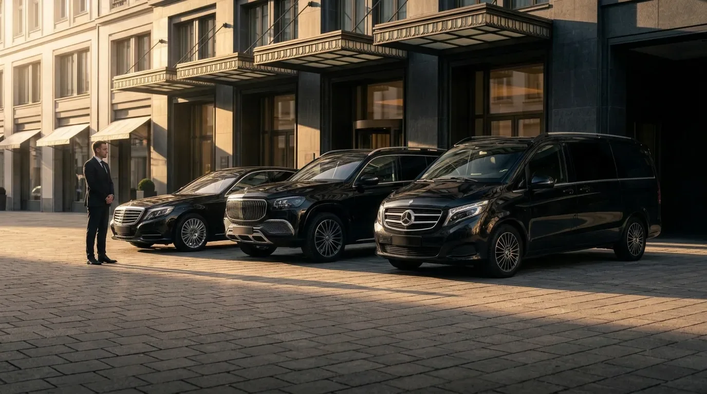 Luxury sedan, SUV and van fleet New York